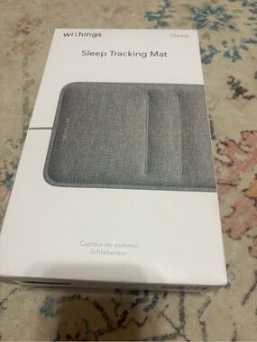Withings Sleep Tracking Mat - Gray. Like New!